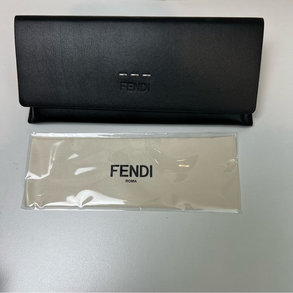 Fendi Dark Blue/Rim Cream Tinted Sunglasses - Picture 7 of 7